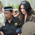 Doyok dan Diana Pungky di Pemakaman Eko DJ
