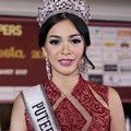 Kezia Warouw di Konferensi Pers Putri Indonesia 2017