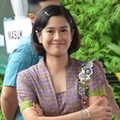Dian Sastro Gunakan Hak Pilihnya di Pilgub DKI Putaran Kedua