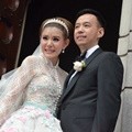 Olga Lydia dan Aris Utama Jalani Pemberkatan di Katedral Jakarta