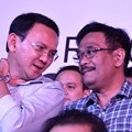 Basuki Tjahaja Purnama dan Djarot Saiful Hidayat Ucapkan Selamat pada Anies-Sandi