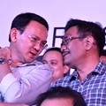 Basuki Tjahaja Purnama dan Djarot Saiful Hidayat Ucapkan Selamat pada Anies-Sandi