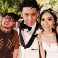 Keseruan Resepsi Pernikahan Rini Wulandari dan Jevin Julian