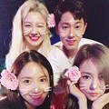 Bertemu di Satu Acara, Hyoyeon, Yoona, dan Tiffany Foto Bareng Yunho TVXQ