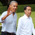Didampingi Presiden Joko Widodo, Barack Obama Berkunjung ke Istana Bogor, Jawa Barat, Indonesia