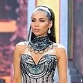 Finalis Top 10 memamerkan gaun malam mereka, termasuk Elizabeth Durado Clenci, wakil dari Filipina.