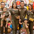 Anang Hermansyah dan Ashanty merayakan pesta ultah Arsya pada Minggu (29/10).