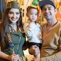 Tanpa Nagita, Raffi Ahmad menemani sang buah hati di acara ultah Arsya.