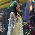 Syahrini Tampil di HUT Global TV ke-15