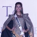 Bunga Jelitha Ibrani di Konferensi Pers Keberangkatan Menuju Miss Universe 2017