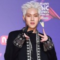 Jooheon Monsta X di red carpet MAMA 2017 Hong Kong.