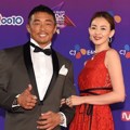 Choo Sung Hoon dan Yano Shiho di red carpet MAMA 2017 Jepang.