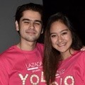 Jonathan Dakota dan Salshabilla Adriani di Konferensi Pers Drama Seri YOLO