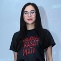 Aura Kasih di Konferensi Pers Film 'Keluarga Tak Kasat Mata'