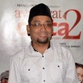 Habiburrahman El Shirazy Hadiri Press Screening Film 'Ayat-ayat Cinta 2'