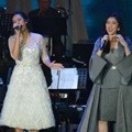 Raisa dan Isyana Sarasvati di Konser Ayat-Ayat Cinta 2