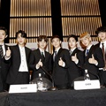 EXO jalani press conference kedua sebelum ke premier Dubai Fountain Show.