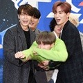 Eunhyuk jadi korban gokil Leeteuk cs di jumpa pers variety show 'Super TV'