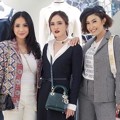 Nagita Slavina, Shandy Aulia dan Ayu Dewi mendapat undangan untuk hadir di acara pembukaan Dior.