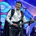 Sang Raja Dangdut Rhoma Irama memeriahkan acara HUT ANTV ke-25.