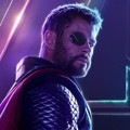 Poster karakter Chris Hemsworth sebagai Thor di film 'Avengers: Infinity War'.
