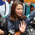 Vanessa Angel Kunjungi Korban Kebakaran di Tamansari