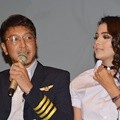 Dimas Anggara dan Amanda Rawles di Konferensi Pers Film 'The Perfect Husband'