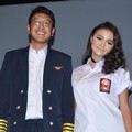 Dimas Anggara dan Amanda Rawles di Konferensi Pers Film 'The Perfect Husband'