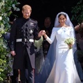 Pangeran Harry dan Meghan Markle terlihat serasi di hari pernikahan