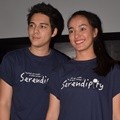 Maxime Bouttier dan Mawar Eva De Jongh di Konferensi Pers Film 'Serendipity'