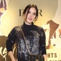 Raisa Kenakan Busana Serba Hitam di Acara Brand Dior