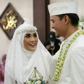 Raut kebahagiaan Anisa Rahma dan Anandito seusai prosesi akad nikah