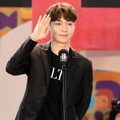 Lay EXO saat hadiri jumpa pers film 'Island' di BIFF 2018.
