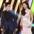 Kim Min Suk dan Yoon So Hee Saat bacakan Nominasi Best New Actor and Actress Award Kategori Drama