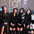 (G)I-DLE tampil serba hitam di Genie Music Awards 2018.
