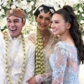 Raline Shah di Pernikahan Baim Wong dan Paula Verhoeven