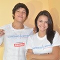 Naufal Samudra dan Amanda Rawles di Promosi Film 'Something in Between'