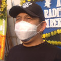 ugie Fantinus sampaikan duka mendalam atas meninggalnya Raditya Oloan saat ditemui di RSPAD Gatot Soebroto