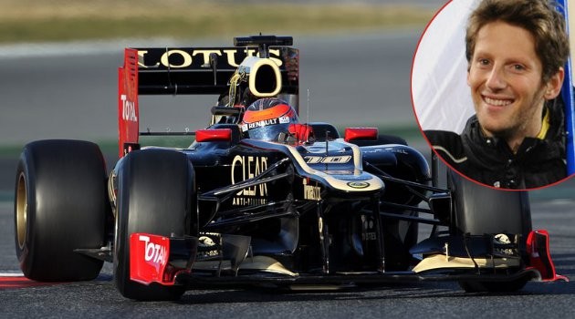 Jenson Button Dikalahkan Pembalap Lotus Romain Gorsjean di