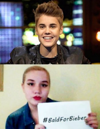 Fans Marah Aksi Botak Dukung Sakit Kanker Justin Bieber Ternyata Palsu