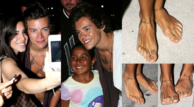 Harry Styles 1D Bikin Tato  Unik di Pergelangan Kaki