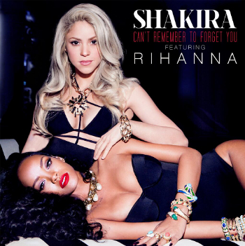 Cuplikan Duet Shakira dan Rihanna 'Can't Remember to Forget You' Bocor