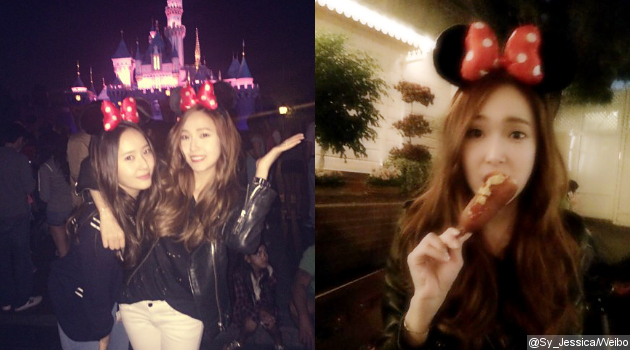 Jessica dan Krystal Nikmati Liburan Bareng di Disneyland