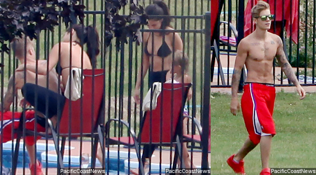 Selena Gomez Tampil Seksi Saat Pijati Justin Bieber