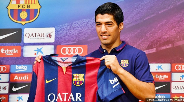 Luis Suarez Resmi Raih Gelar Pemain Termahal Musim 2014-2015