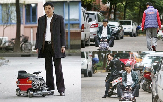 Ogah Kena Macet, Pria Asal Tiongkok Ciptakan Mobil Super Mini