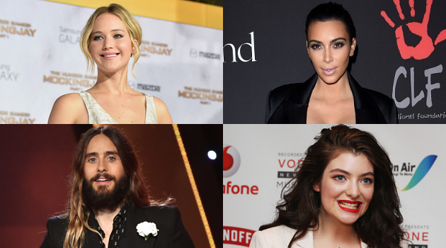 Jennifer Lawrence-Kim K Masuk 10 Artis Terpopuler Google 2014