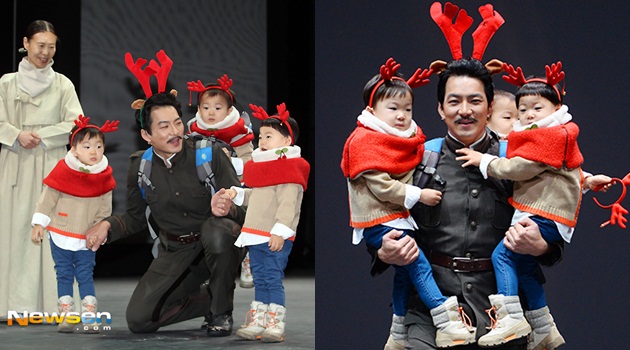 Triplet Kejutkan Naik Panggung Pementasan Teater Song Il Gook