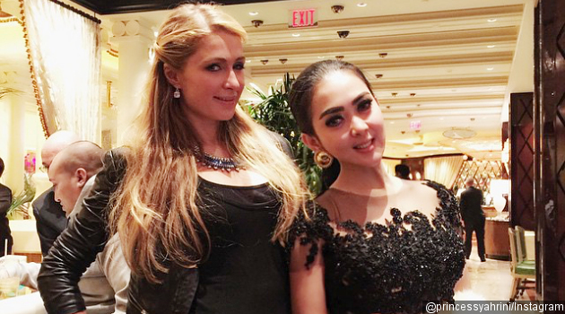 Syahrini Minta Paris Hilton Ucap Kata Cetar 'Seperti Itu'