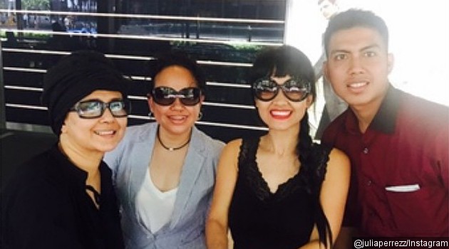 Ngotot Anggap Sahabat, Julia Perez dan Satpam Ganteng Ngotot Anggap Sahabat, Julia Perez dan Satpam Ganteng
